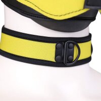 Kinky Puppy Yellow neoprene necklace
