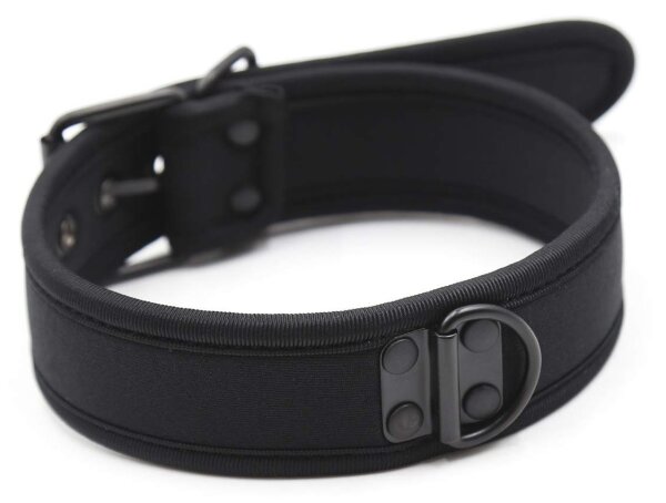 Kinky Puppy Black neoprene necklace