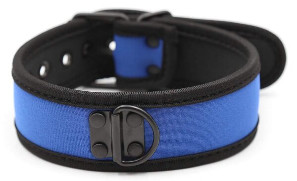 Kinky Puppy Blue neoprene necklace