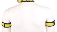 Kinky Puppy Yellow Neoprene PUPPY armbands