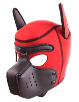 Kinky  PUPPY Neoprene Hood Red-Black