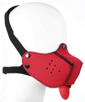 Kinky Puppy Red Neoprene Snout + Tongue