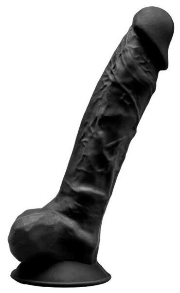 SILEXD Dildo Dual Density Model 1 Black 20 cm