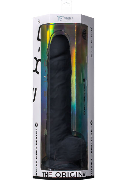 SILEXD Dildo Model 1 Schwarz 38 cm