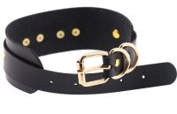 Joy Jewels Fancy Golden Heart Necklace Black