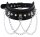 Joy Jewels Piky Spike Collar Black-Silver