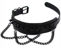 Joy Jewels Piky spiked collar Black