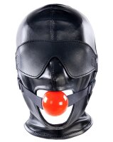 KINKgear Ball Gag Submission Hood S/M