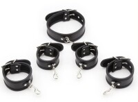 KINKgear Restriction Collar and Handcuffs Set