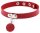 Joy Jewels Round Moon Necklace Red