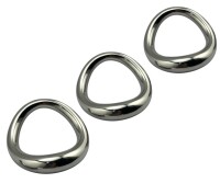 MenSteel Curved Steel Cockring &Oslash; 44 mm