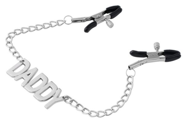 KINKgear Nipple Clamp with Daddy Plate 40cm