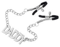 KINKgear Nipple Clamp with Daddy Plate 40cm