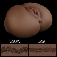 Lovetoy Masturbator Pussy Streetgirl n&deg;12 Vagina-Anus Brown