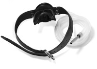 KINKgear Penis Plug with Urinal Gag 4 x 0.7cm Black