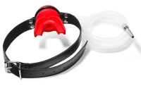 KINKgear Penis Plug with Urinal Gag 4 x 0.7cm Red
