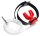 KINKgear Penis Plug with Urinal Gag 4 x 0.7cm Red