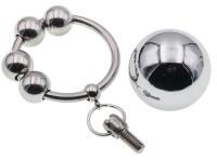 MenSteel Metal Ring with 1 Weight Hanger Ball XL 90g