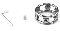 MenSteel Metal Cockring with Steel Spikes &Oslash; 45mm