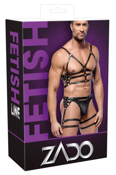 ZADO Leder Herren Harness Set M/L