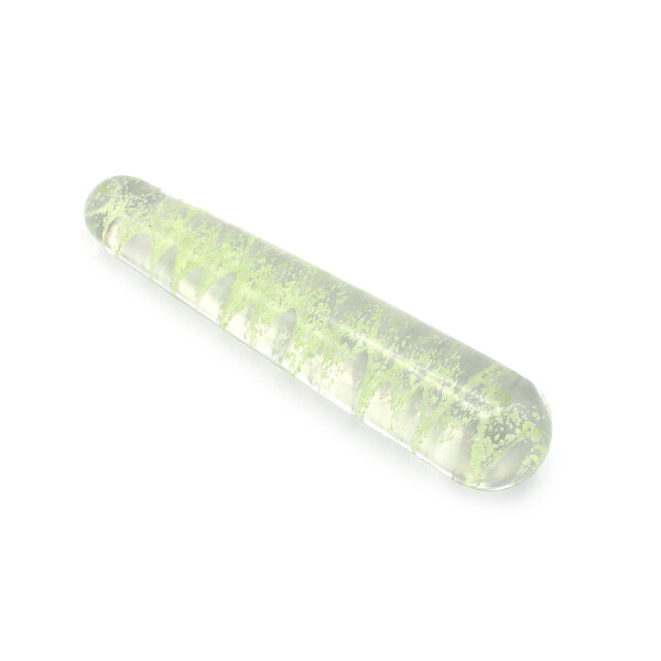 Kiotos Glass Dildo Curve Glow in the Dark 15 cm