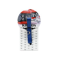 Kiotos Leather Collar Mini O-Ring Blue