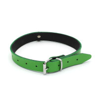Kiotos Leather Collar Mini O-Ring Green