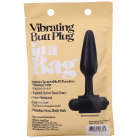 Doc Johnson Vibrating Butt Plug  4 / 10 cm Black