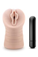 Blush Enlust Destini Vibrating Stroker Beige