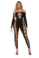 Boujee Gang Bodystocking Black, OS