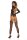 Bring It Over Bodystocking Black, OS