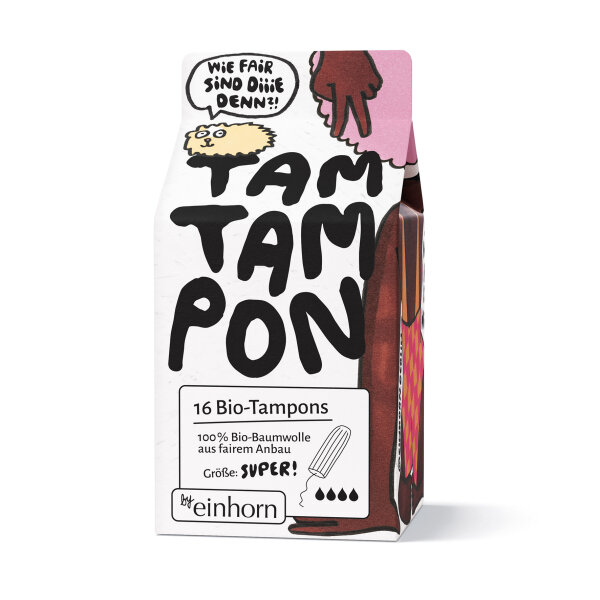 einhorn Bio-Tampons TamTampons super 16 St&uuml;ck