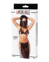 Amorable by Rimba - Baucht&auml;nzerin Set 4-teilig Schwarz One Size