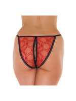 Amorable by Rimba Offener Tanga Rot One Size