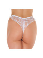 Amorable by Rimba Offener Brazilian Slip Wei&szlig; One Size