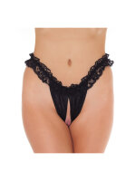 Amorable by Rimba Offener Slip Schwarz One Size