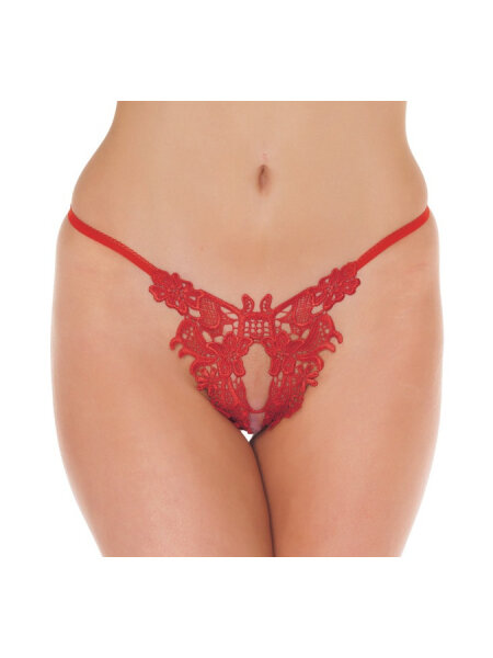 Amorable by Rimba Offener String Einheitsgr&ouml;&szlig;e Rot