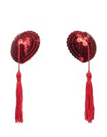 Amorable by Rimba Nipple Covers mit Fransen Rot