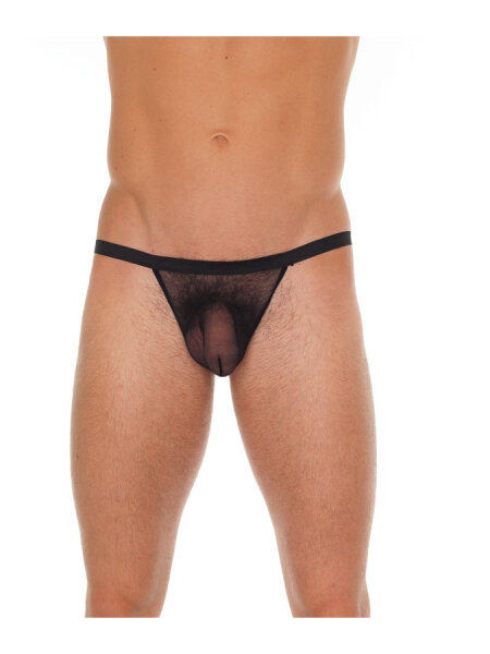 Amorable by Rimba Transparent thong One Size Black