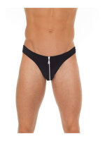 Amorable by Rimba Thong with zipper One Size Black