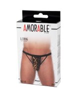 Amorable by Rimba Open thong One Size Leopard Print