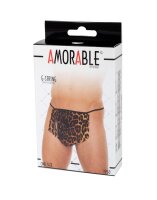 Amorable by Rimba Jungle Thong One Size Leopard Print