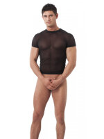 Amorable by Rimba Transparent T-Shirt Black M/L