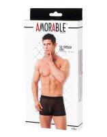 Amorable by Rimba Transparent boxer shorts M/L Black
