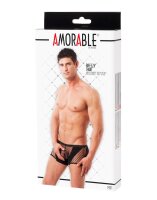 Amorable by Rimba Boxershorts mit Netzeinsatz S/M Schwarz
