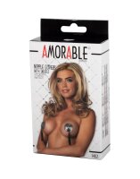Amorable by Rimba Nipplecover mit Fransen Silber
