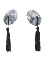 Amorable by Rimba Nipplecover mit Fransen Silber