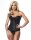 Amorable by Rimba Laced corset with G-string Black M