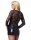 Amorable Mini Dress in Wetlook Black M-L
