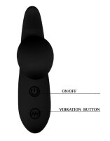Crazy Bull Backie Prostatamassager mit Vibration Schwarz &Oslash; 3.5 cm
